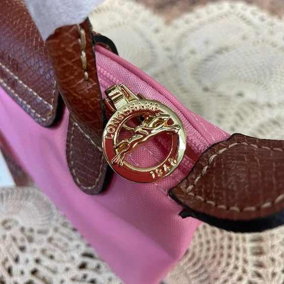 Longchamp Le Pliage Original Mini Pouch with strap - Picture 4 of 8